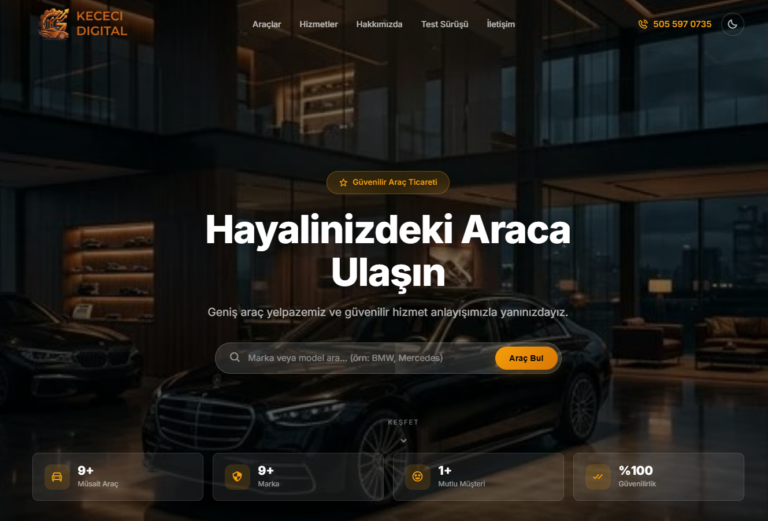 Oto Galeri – Araç Satış/Kiralama – Ekspertiz Otomasyonu