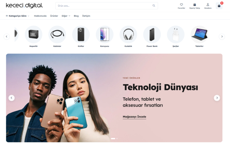E-Ticaret WordPress Teması – WooCommerce Uyumlu Modern Mağaza Teması