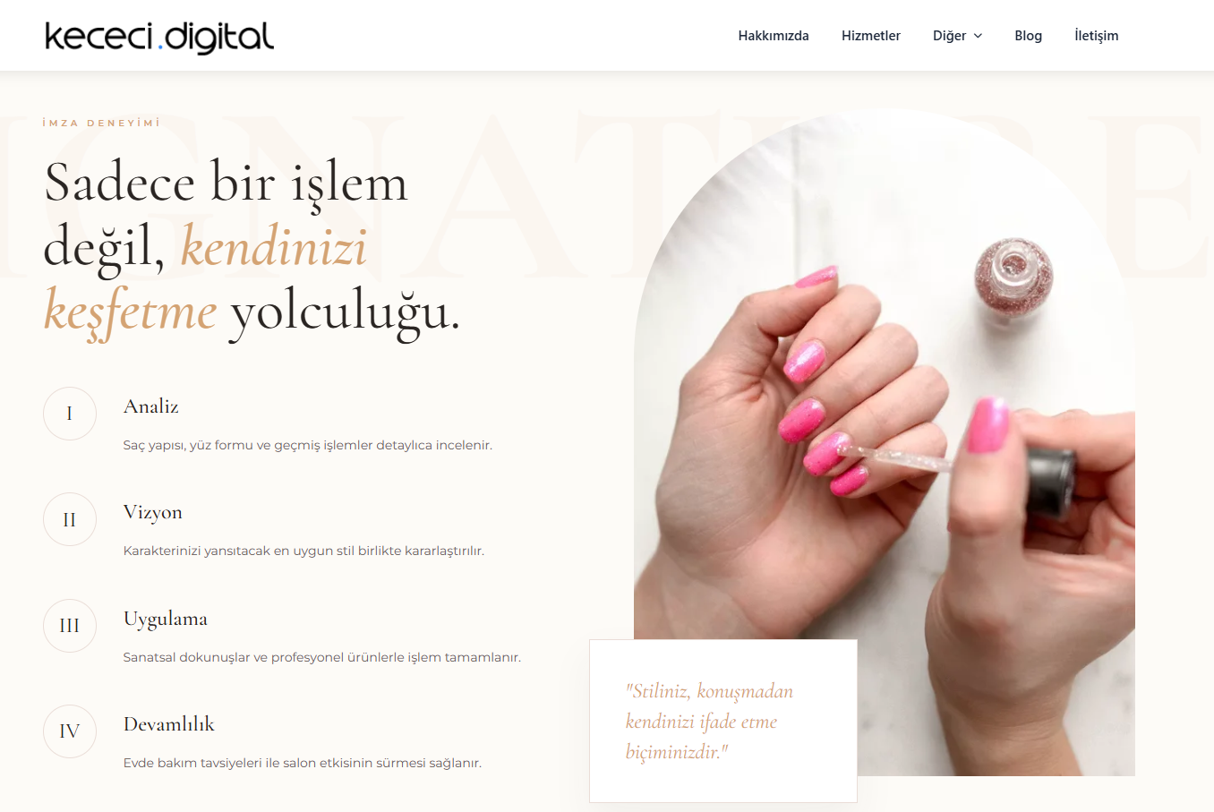 Kuaför & Berber WordPress Teması | Tek Tık Kurulum - Görsel 6