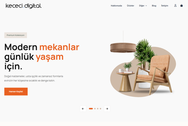 Modern Mobilyacı E-Ticaret WordPress Teması | WooCommerce Uyumlu
