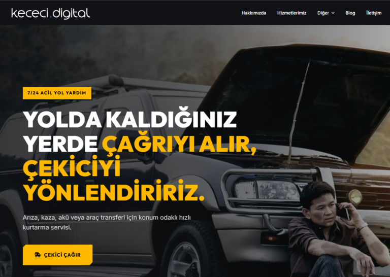 Oto Kurtarma & Çekici WordPress Teması | Gelişmiş Mobil Uyumlu Yol Yardım 🛠️