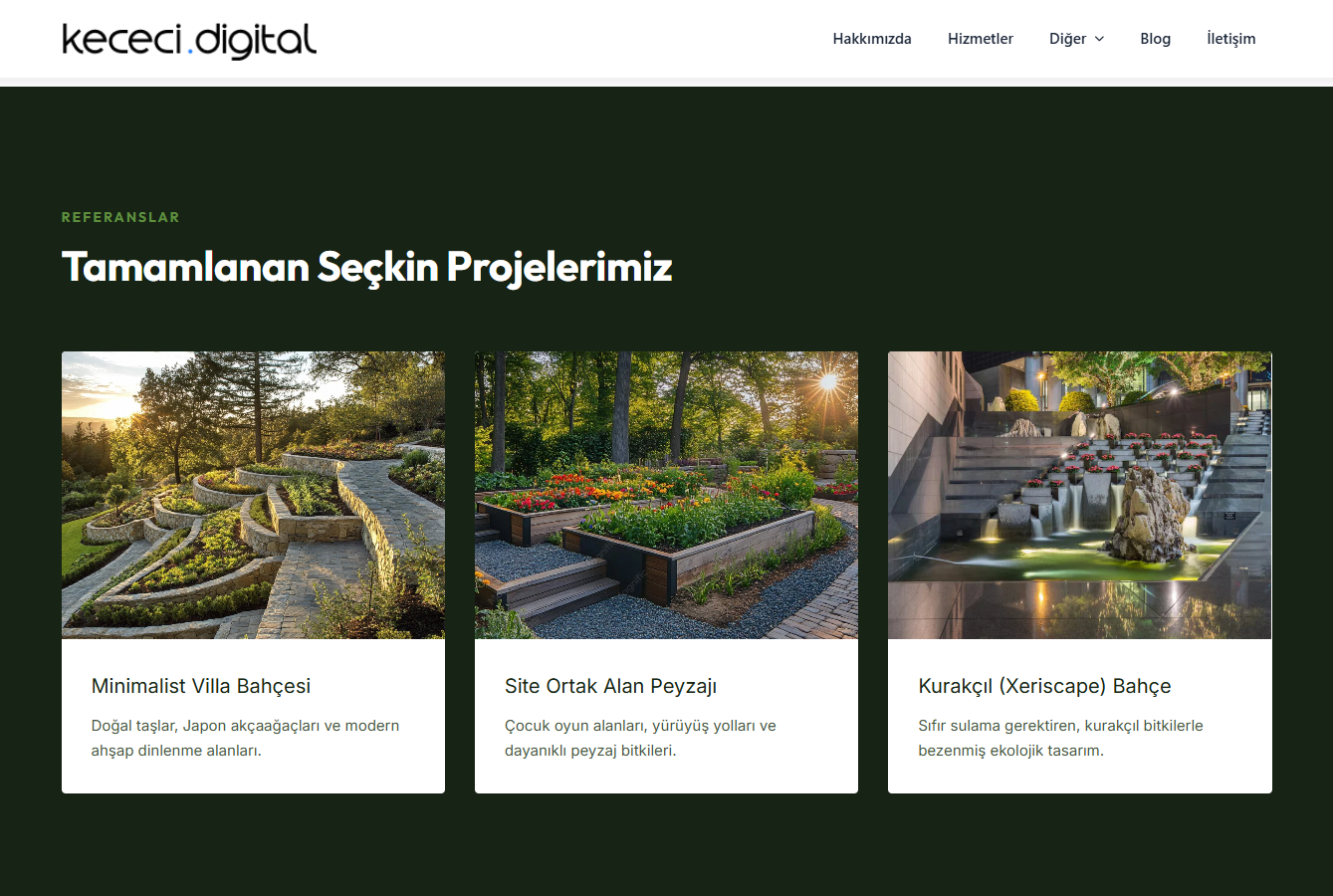 Peyzaj & Bahçe Düzenleme WordPress Teması | Tek Tık Kurulum | Sınırsız Lisans - Görsel 3