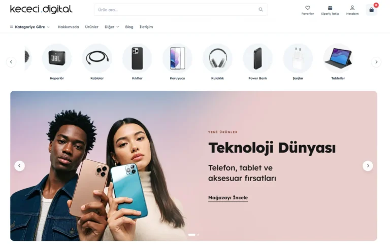 E-Ticaret WooCommerce Teması | Sınırsız Kullanım | Açık Kaynak