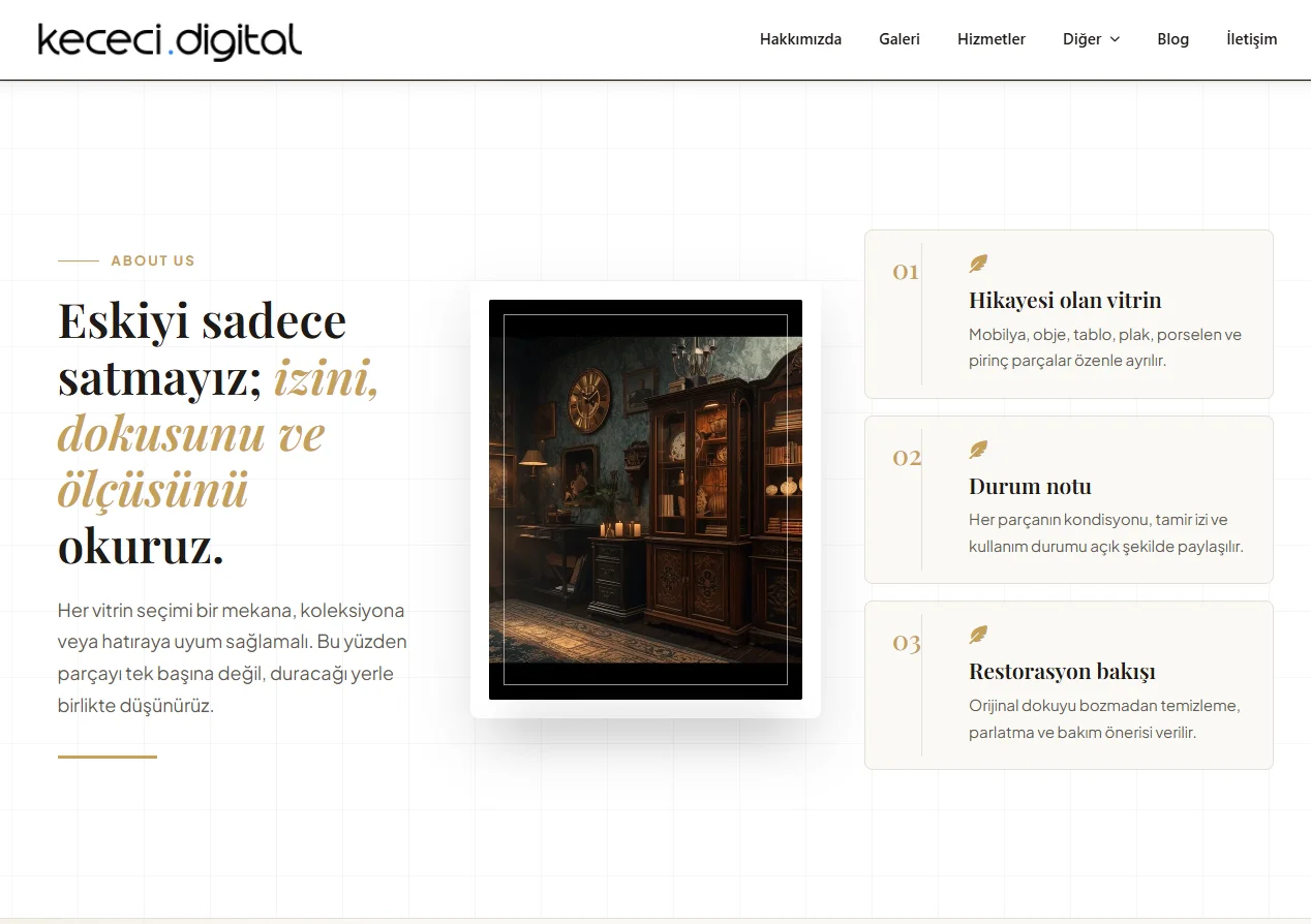 Antikacı WordPress Teması | Sınırsız Kullanım | Açık Kaynak - Görsel 2