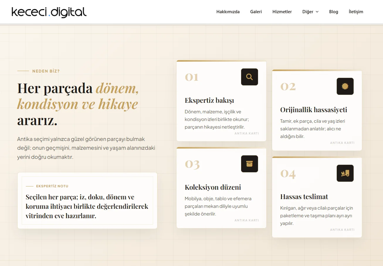 Antikacı WordPress Teması | Sınırsız Kullanım | Açık Kaynak - Görsel 3