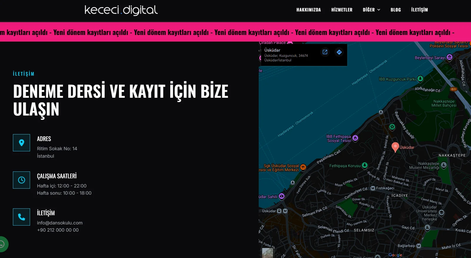 Dans Okulu WordPress Teması | Sınırsız Kullanım | Açık Kaynak - Görsel 6