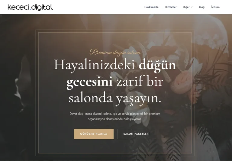 Düğün Salonu & Davet Mekanı WordPress Teması | Sınırsız Kullanım | Açık Kaynak