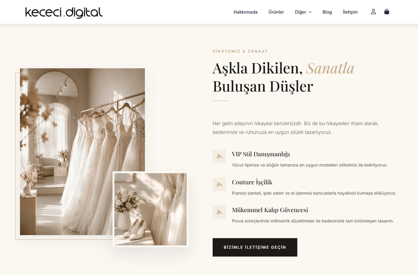 Gelinlikçi & Moda Evi E-Ticaret Woocommerce Teması | Modern ve Şık | Sınırsız Kullanım | Açık Kaynak - Görsel 3