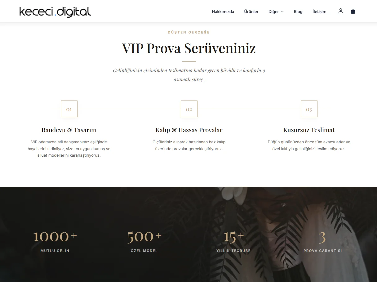 Gelinlikçi & Moda Evi E-Ticaret Woocommerce Teması | Modern ve Şık | Sınırsız Kullanım | Açık Kaynak - Görsel 4