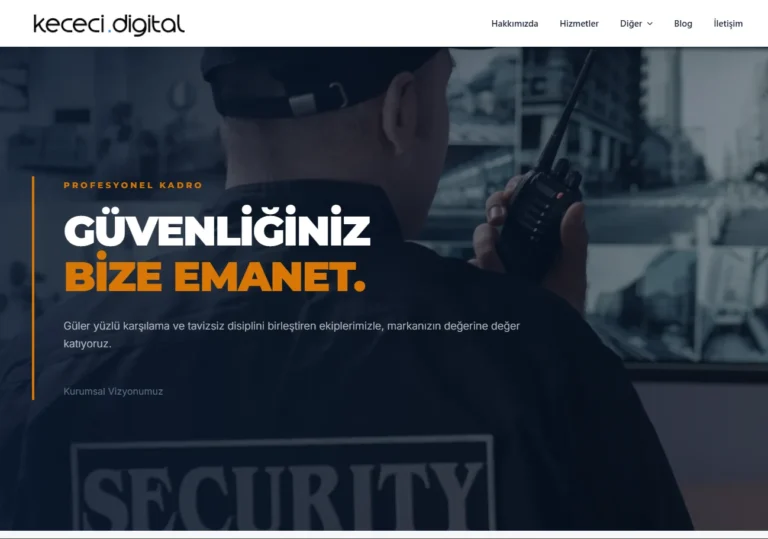 Güvenlik Hizmetleri WordPress Teması | Sınırsız Kullanım | Açık Kaynak