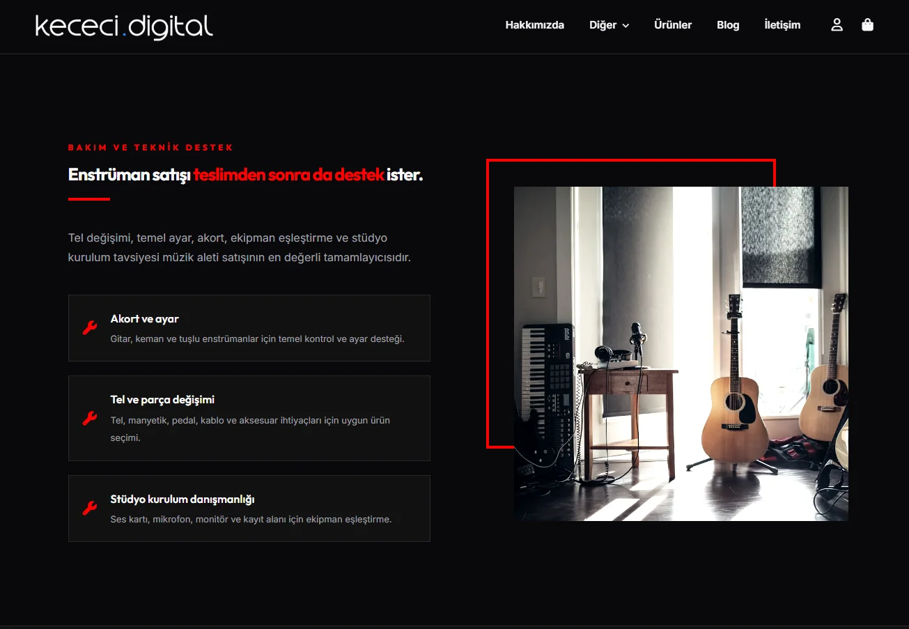 Müzik Market E-Ticaret WordPress Teması | Sınırsız Kullanım | Açık Kaynak - Görsel 3