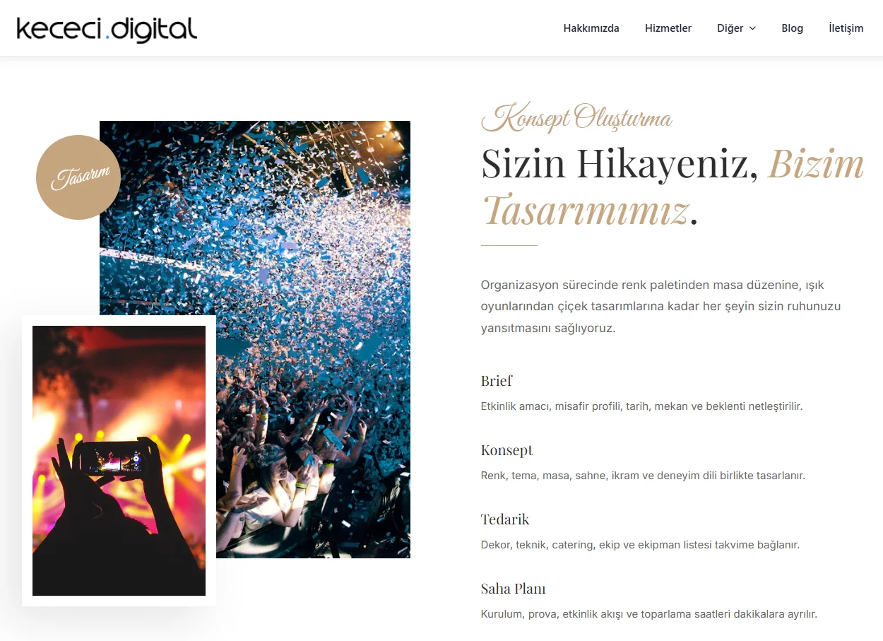 Düğün & Organizasyon WordPress Teması | Sınırsız Kullanım | Açık Kaynak - Görsel 6