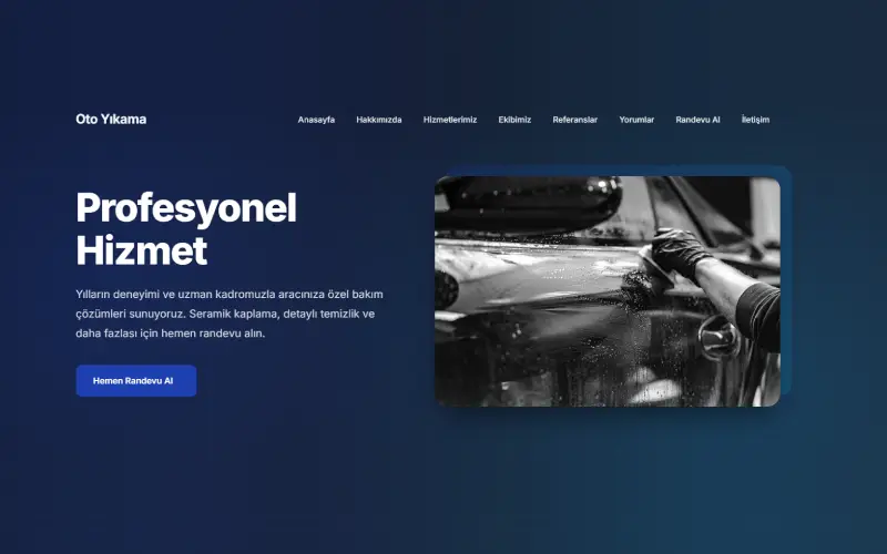 Oto Yıkama Yönetim Programı - Açık Kaynak