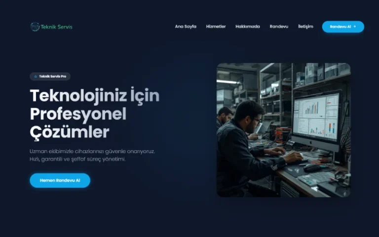 Teknik Servis İçin Akıllı Otomasyon – Açık Kaynak | Sınırsız Kullanım